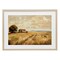 Stupell Industries Western Landscape Farmhouse Hill Framed Print Under Glass, design by Petal Prints Design